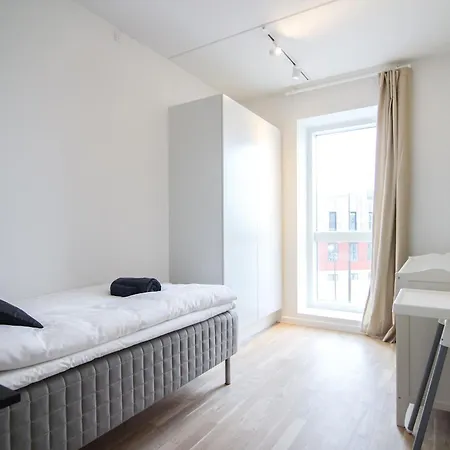 Апартаменты Modern 3-bed At Nordhavn Копенгаген